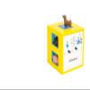 KOOKOO KidsAlarm Yellow, with 5 Different Farm Animals and Their Wake-up Calls (Natural Field Recordings) view 4