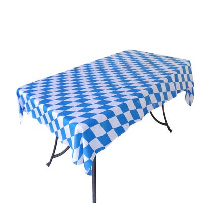 Oktoberfest Bavarian Blue Tablecloth Roll. 40" x 100'
