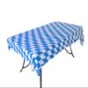 Oktoberfest Bavarian Blue Tablecloth Roll. 40" x 100' view 1
