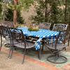 Oktoberfest Bavarian Blue Tablecloth Roll. 40" x 100' view 3
