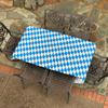 Oktoberfest Bavarian Blue Tablecloth Roll. 40" x 100' view 4