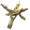 New Age Imports, Inc. Abalone Shell or Crystal Ball Stand Tripod 6" view 1
