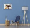 Golden State Art, 13.6x19.7 White Photo Wood Collage Frame with Real Glass and White Displays (9) 4x6 Pictures view 3