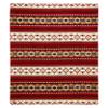 Ecuadane Southwestern Throw Blanket for Couch, Sofa, Bed, Soft, Plush, Cozy, Warm, Lightweight, Boho, Bohemian, Western Style (Cotacachi Fire, Queen 93x82 inches) view 1