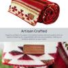 Ecuadane Southwestern Throw Blanket for Couch, Sofa, Bed, Soft, Plush, Cozy, Warm, Lightweight, Boho, Bohemian, Western Style (Cotacachi Fire, Queen 93x82 inches) view 4