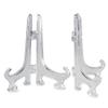 Super Z Outlet Clear Plastic Easels or Stand/Plate Holders to Display Pictures, Placecards, or Other Items at Weddings, Home Decoration, Birthdays, Tables (12 Pack) (5 Inch) view 2