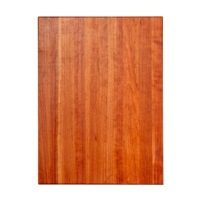 John Boos R-Board Series Rectangular Wooden Cherry Cutting Board 24x18 1.5 Thick, 13.5-lb Reversible Butcher Block with Edge-Grain & Finger Grips Made in the USA