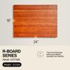 John Boos R-Board Series Rectangular Wooden Cherry Cutting Board 24x18  1.5 Thick, 13.5-lb Reversible Butcher Block with Edge-Grain & Finger Grips  Made in the USA view 2
