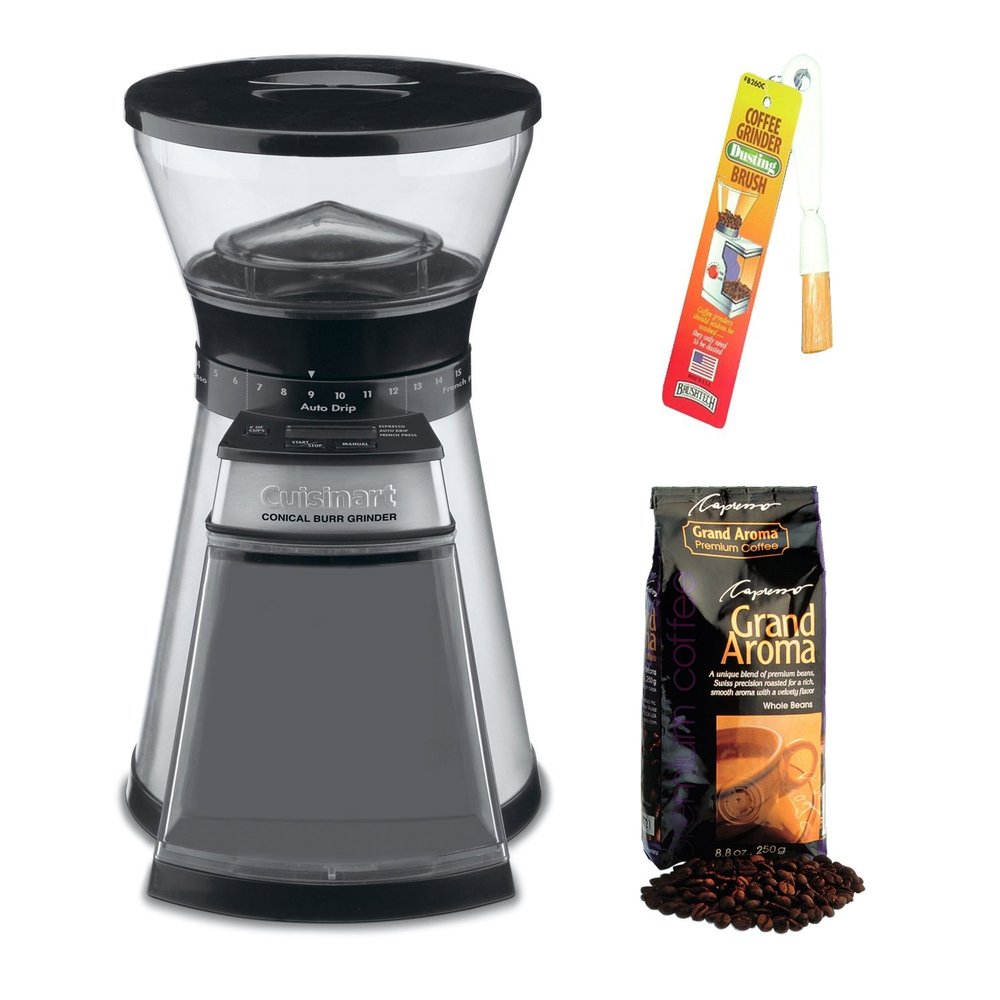 Cuisinart Programmable Conical Burr Mill, Stainless Steel, COMPACT