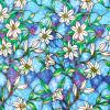Coavas Decorative Window Privacy Film, Heat Control Sun Blocking Stained Glass Window Film, Floral Design Static Cling, Non Adhesive Windows Tint for Bathroom Front Door(Vinyl, 17.5" x 78.7 ") view 1