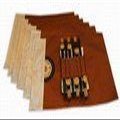 Beautiful Set Of Six Chopsticks & Silk Placemats DIN009 by Asian Home