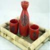 Glazed Ceramic 3 Pcs Japanese Sake Set In Gift Box view 1