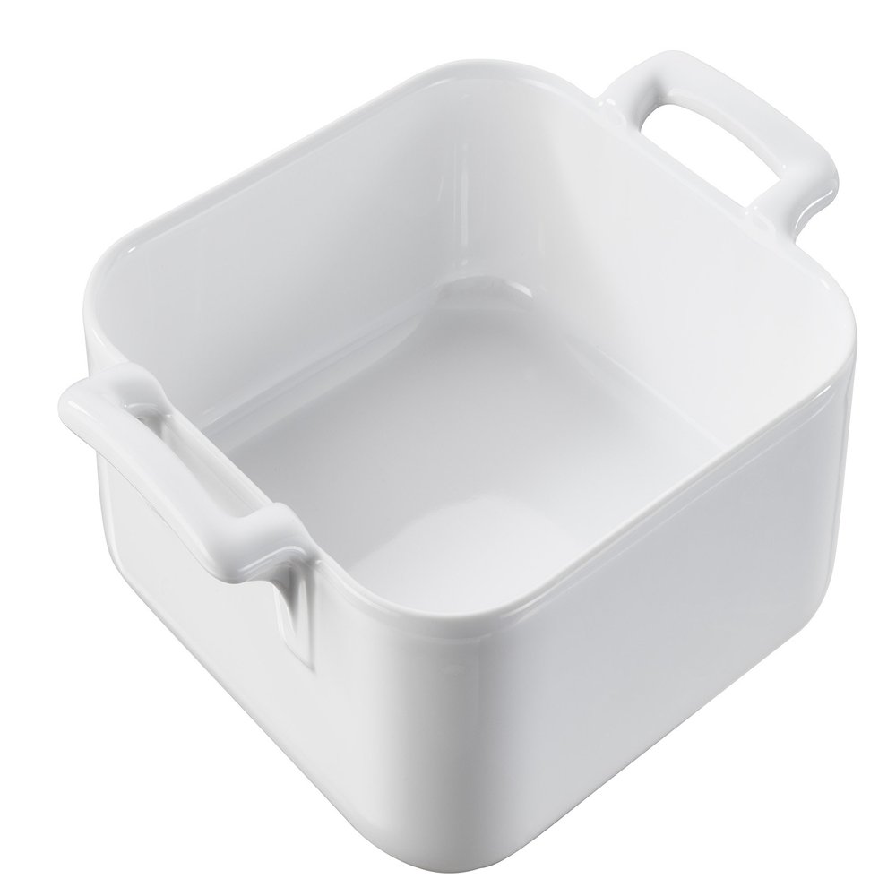 Revol Belle Cuisine Square 7.75 x 7.75 x 2.5 Inch Baking Dish, White