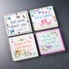 Christian Art Gifts Whimsical Refrigerator Magnets with Scripture 1 Peter 5:7 Inspirational Bible Verse - Everyday Blessings Fridge Magnet Set of 4, Glossy Magnets Home & Kitchen Decoration Pack of 4 view 3