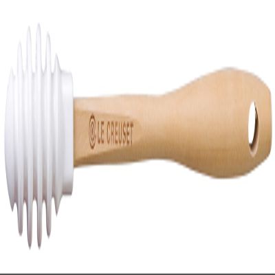 Le Creuset Silicone Honey Dipper, 6 1/2" x 1", White