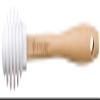 Le Creuset Silicone Honey Dipper, 6 1/2" x 1", White view 1
