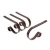 Haute Decor The Original MantleClip - 4 Pack (Oil-Rubbed Bronze) - Hang Christmas Stockings Safely and Securely from Mantels Up to 3 Inches Thick view 1