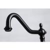 Kingston Brass KB1793ALBS Widespread Kitchen Faucet, Antique Brass view 4