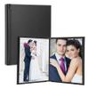 Neil Enterprises Inc. 8" x 10" Black Leather Self-Stick Photo Album - Holds 20 Photos view 1