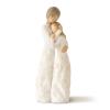 Willow Tree Close to me, Apart or Together, Always Close to me, Expresses Loving Relationships Between Mother and Daughter, Sisters or Friendships, Sculpted Hand-Painted Figure view 1