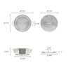 Thunder Group ALSKBP008 Brazier Pot, 40 quart capacity, with cover, 6 mm thick, extra heavy, flat bottom, aluminum, mirror-finish, NSF view 2