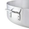 Thunder Group ALSKBP008 Brazier Pot, 40 quart capacity, with cover, 6 mm thick, extra heavy, flat bottom, aluminum, mirror-finish, NSF view 3