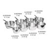 Thunder Group ALSKSS003 Sauce Pan 3-3/4 Qt 9" Dia. X 4-3/8"H view 4