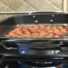 Heavy Gauge, Carbonized Steel, Commercial Kitchen Grade Non-Stick Roaster with Floating Rack for 22 lb Turkey by EuroHome view 3