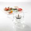 Hario "Hakkaku Chirori" Sake Cooler, 360ml, Embossed Silver view 2