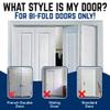(2- Pack) - Safety Innovations Bi-fold Door Lock - Closet Protection Child and Pet Proof Bi-fold Door Lock - Tool-Free Installation - Unbreakable Clear Polycarbonate - for 1 3/8" Thick Wood Doors view 4