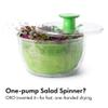OXO Good Grips Salad Spinner - Large, Green Lettuce & Fruit Washer, BPA-Free, Easy One-Hand Pump view 2