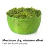 OXO Good Grips Salad Spinner - Large, Green Lettuce & Fruit Washer, BPA-Free, Easy One-Hand Pump view 3