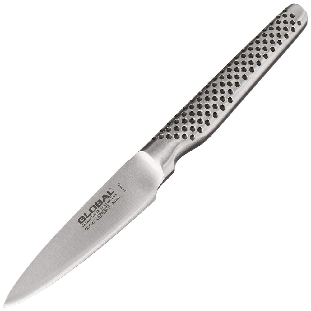 Global 3 inch Forged Paring Knife, Lightweight Japanese Stainless Steel, Razor-Sharp Edge, Made in Japan, GSF-46