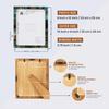 Handicrafts Home Picture Frames - Chic Boho Wall Dcor - Table Mount Photo Frame - 8" x 10" Verdigris view 2