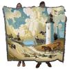 Pure Country Weavers Dreamers Blanket by Charles Wysocki - Early America Coastal Ocean Beach Gift Tapestry Throw Woven from Cotton - Made in The USA (72x54) view 1