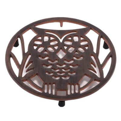 Old Dutch Bronze Owl Trivet