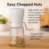 HIC Kitchen Manual Nut Chopper, Durable Nut Grinder For Baking, For Chopping Almonds, Pecans, Walnuts, 1.25-Cup Capacity view 2