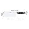 HENCKELS Forged Premio 6-inch Meat Cleaver, Black/Stainless Steel view 2