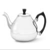 bredemeijer Ceylon Single Walled Teapot, 1.25-Liter, Stainless Steel Glossy Finish with Black Accents view 1
