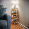 31.5" 4 Tier Bamboo Corner Storage Shelf By Trademark Innovations view 2