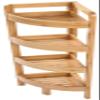 31.5" 4 Tier Bamboo Corner Storage Shelf By Trademark Innovations view 4