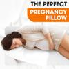 Cheer Collection Oversized V-Shaped Pillow for Side Sleepers, L-Shaped Pregnancy Pillow for Neck and Shoulder Support, Curved Body Pillow with Removable Pillowcase view 4