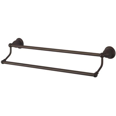 Kingston Brass BA1753ORB Heritage 24-Inch Double Towel-Bar, Oil Rubbed Bronze