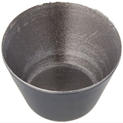 Matfer Bourgeat Exopan Steel Deep Tartlet Mold, Plain, Nonstick, 2", Pack of 25
