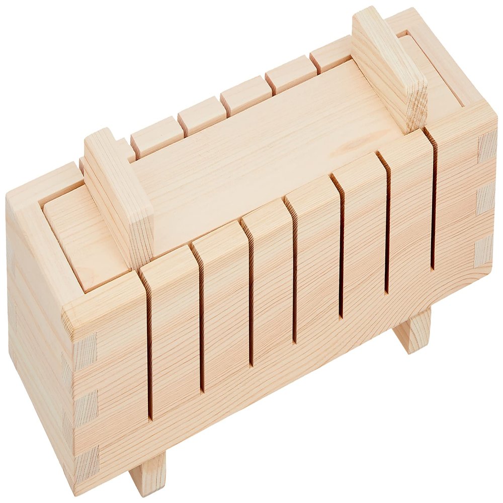 Endoshoji BSS23 Commercial Pressed Sushi, Yatsukiri (White Wood), Cypress, Made in Japan