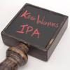 Chalkboard Tap Handle - Walnut view 2