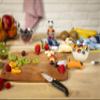 Kuhn Rikon Kinderkitchen Dog Knife Straight Blade, sharp enough to cut food but not small fingers, Orange view 3