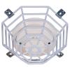 Safety Technology International, Inc. STI-9604 Steel Web Stopper, for Mini Smoke Detectors, Flush Mount, Protective Coated Steel Wire Guard , White view 3