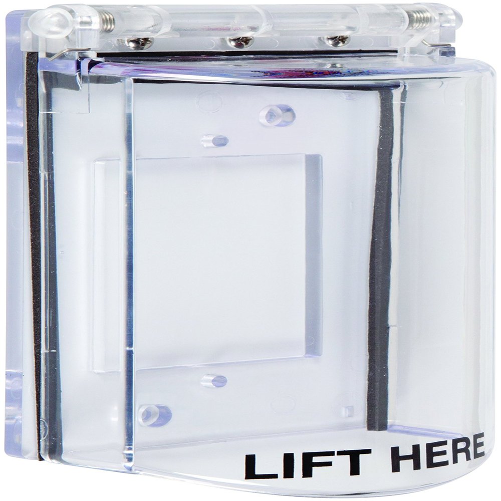 Safety Technology International, Inc. STI-6518 Bopper Stopper with Spring Loaded Hinge - Clear Protective Cover