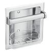 Moen 2565CH Donner Commercial Soap Holder with Grab Bar, Recessed Mount, Chrome view 1